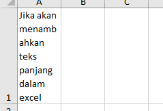 Cara Mudah Menambahkan Paragraf Pada Cell Dalam Microsoft Excel 